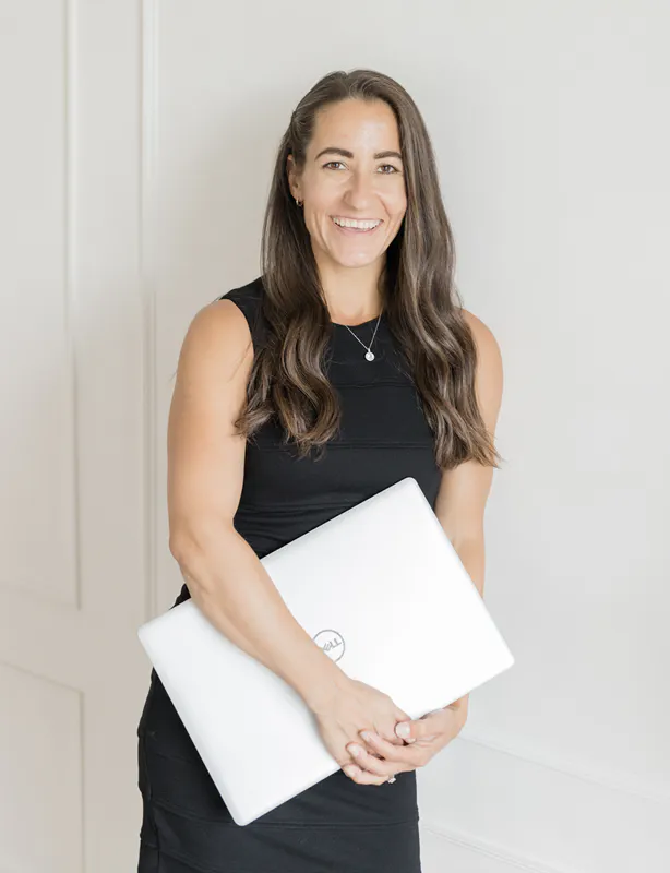 Jennifer Keable, a Corporate Wellness Coach, running a workplace wellness program